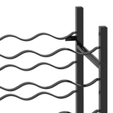 Wine Rack for 48 Bottles Black Metal - Extra Image