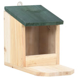 Squirrel Houses 4 pcs Firwood - Front View