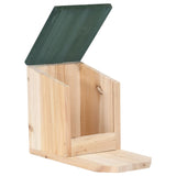 Squirrel Houses 4 pcs Firwood - Side View