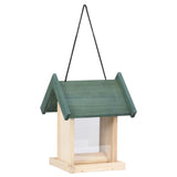 Bird Feeders 4 pcs Firwood - Top-Down View