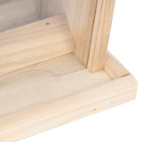 Bird Feeders 4 pcs Firwood - Low Angle