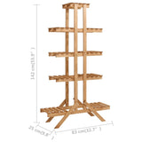 Plant Stand 83x25x142 cm Firwood - 45-Degree Angle
