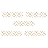 Trellis Fences 5 pcs Firwood 180x30 cm
