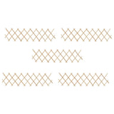 Trellis Fences 5 pcs Firwood 180x30 cm