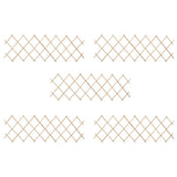 Trellis Fences 5 pcs Firwood 180x60 cm