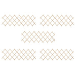 Trellis Fences 5 pcs Firwood 180x60 cm