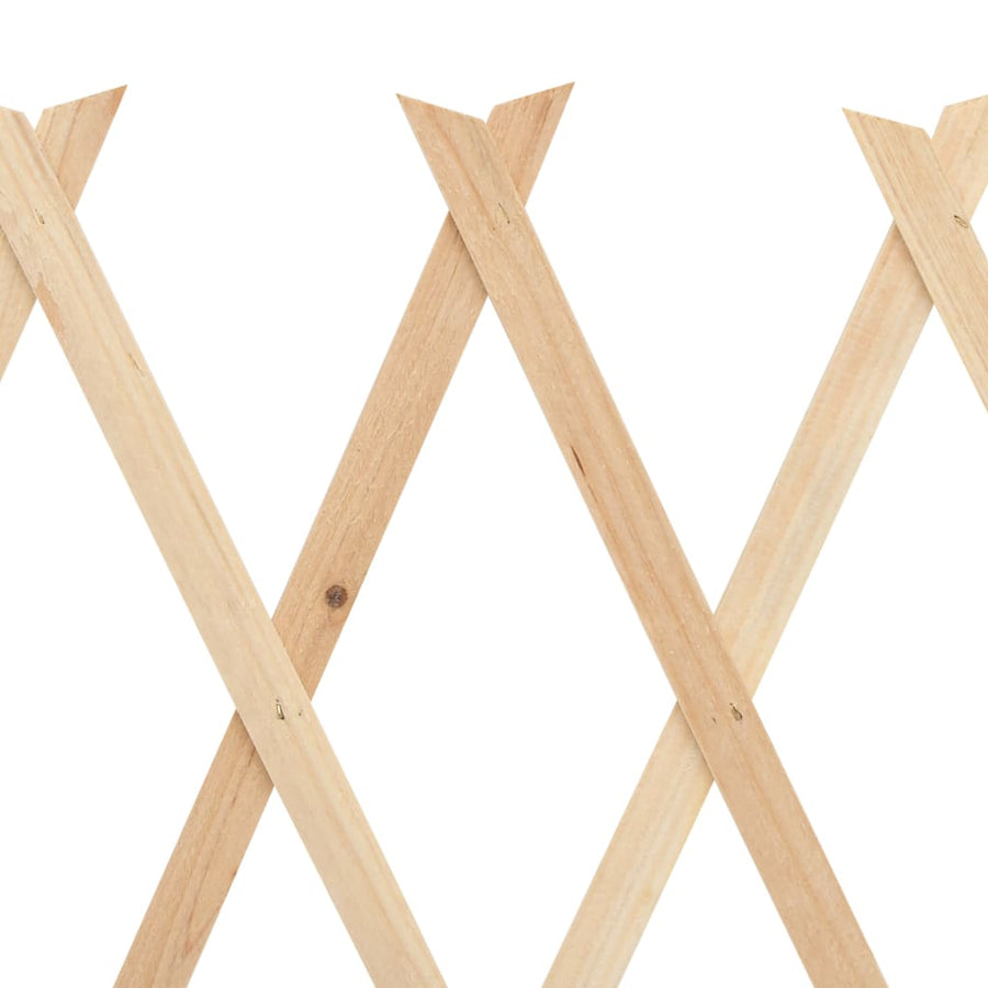 Trellis Fences 5 pcs Firwood 180x60 cm