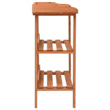 Plant Stand 76x37x89 cm Firwood - Side View