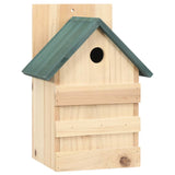 Bird Houses 4 pcs 23x19x33 cm Firwood - Front View