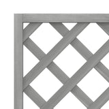Planter with Trellis 40x30x135 cm Solid Wood Fir - Close-Up Angle