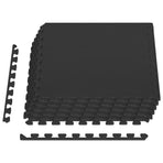 Floor Mats 6 pcs 2.16 m? EVA Foam Black