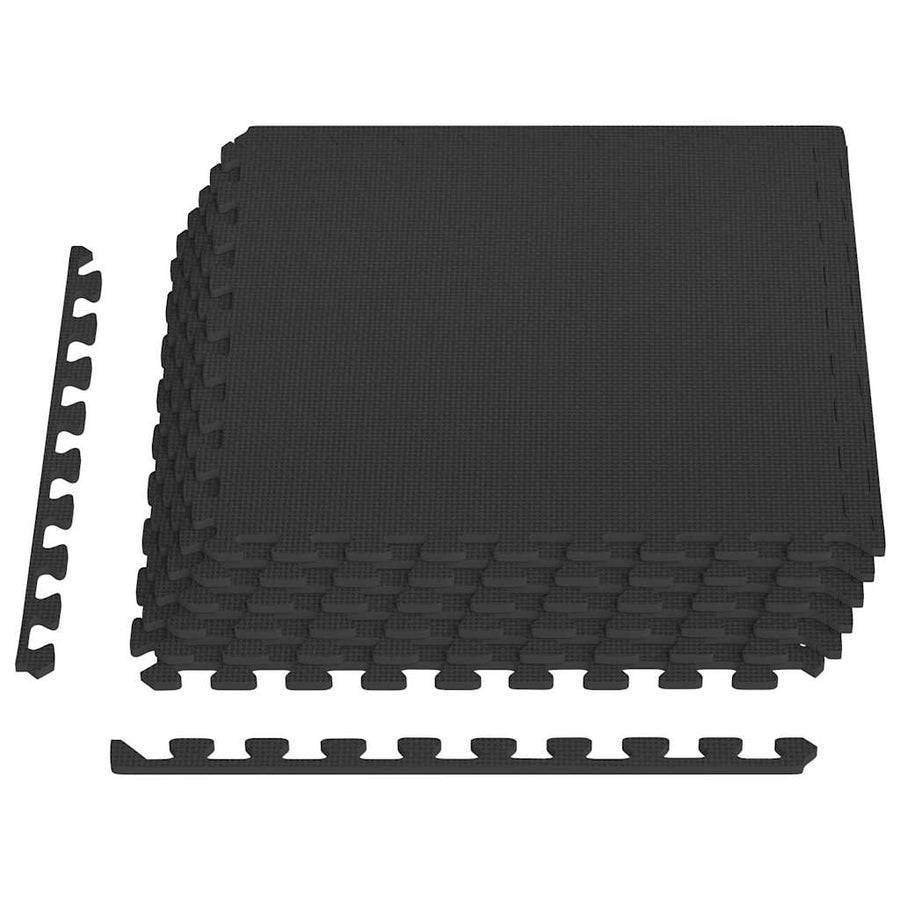 Floor Mats 6 pcs 2.16 m? EVA Foam Black