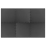 Floor Mats 6 pcs 2.16 m? EVA Foam Black