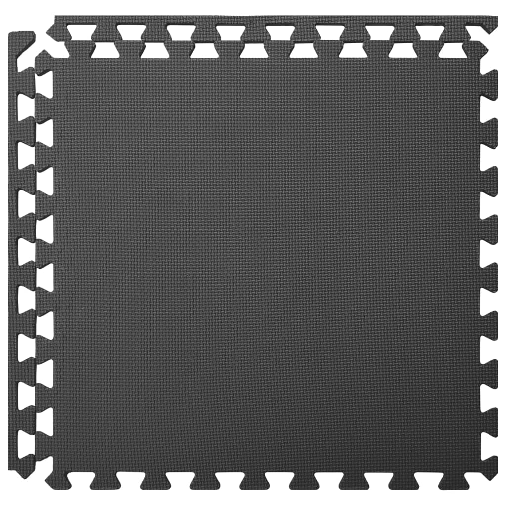 Floor Mats 6 pcs 2.16 m? EVA Foam Black