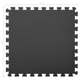 Floor Mats 12 pcs 4.32 m? EVA Foam Black