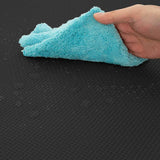 Floor Mats 12 pcs 4.32 m? EVA Foam Black - Low Angle