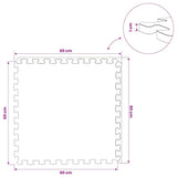 Floor Mats 12 pcs 4.32 m? EVA Foam Black - Extra Image