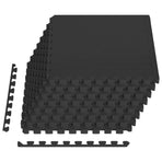 Floor Mats 24 pcs 8.64 m? EVA Foam Black