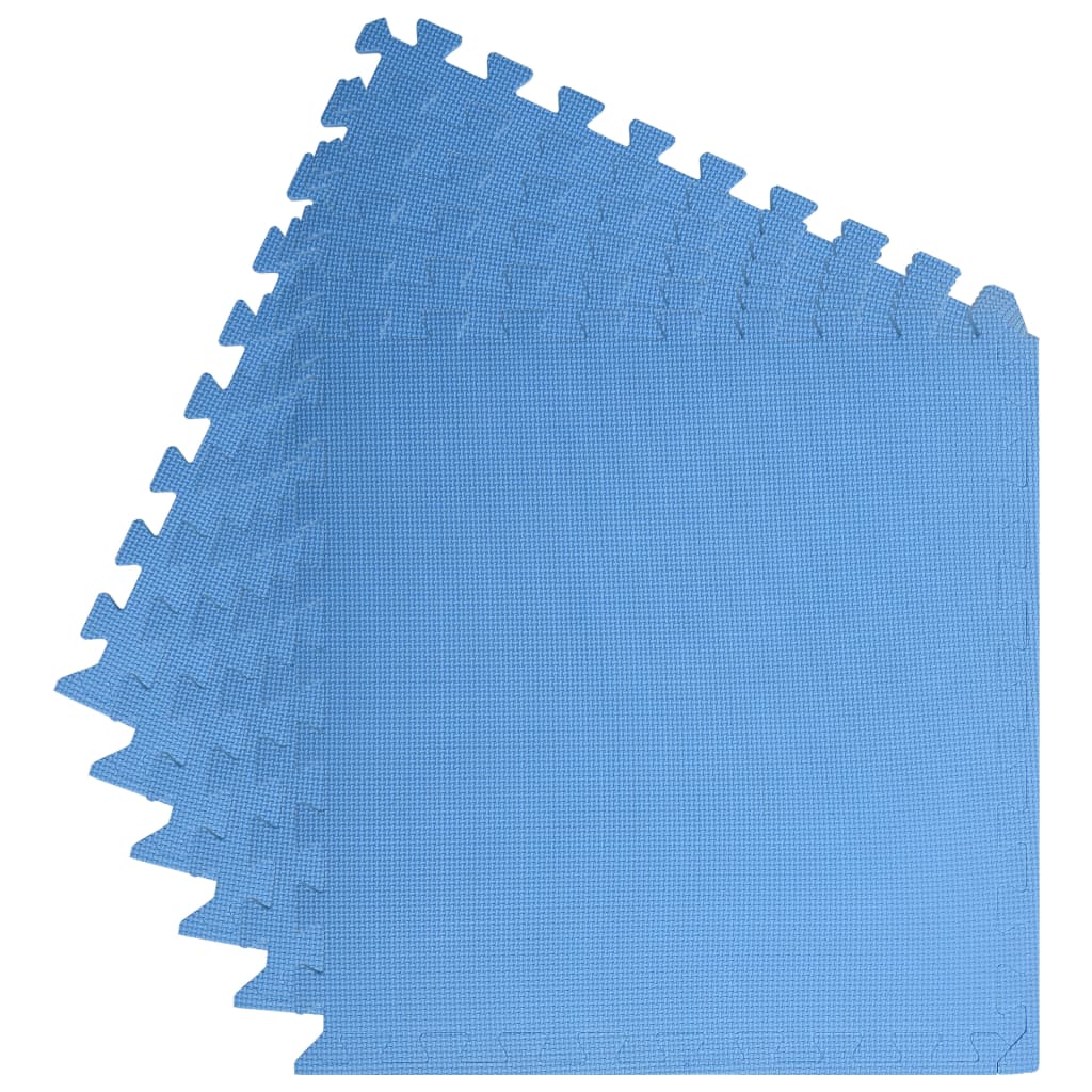 Floor Mats 6 pcs 2.16 m? EVA Foam Blue