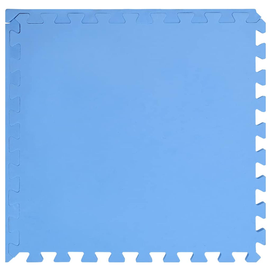 Floor Mats 6 pcs 2.16 m? EVA Foam Blue