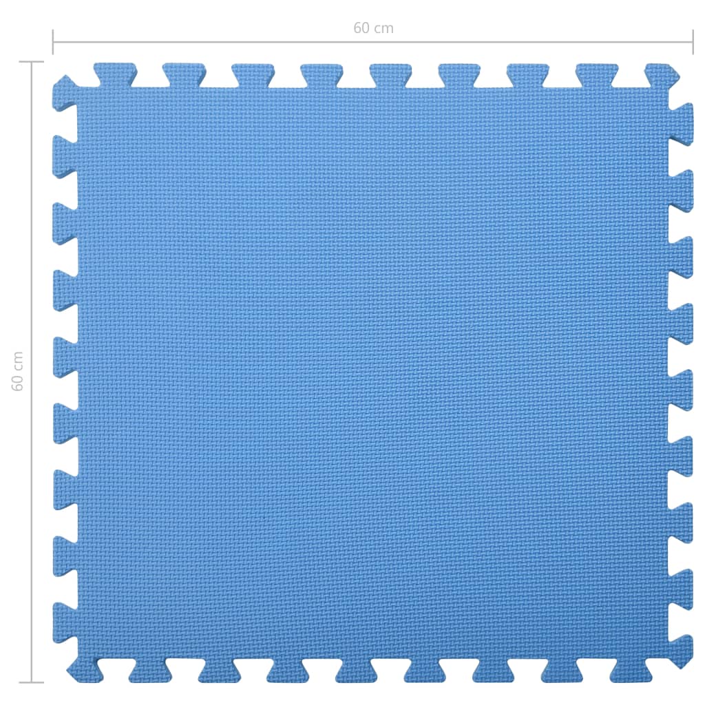 Floor Mats 6 pcs 2.16 m? EVA Foam Blue