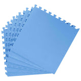 Floor Mats 6 pcs 2.16 m? EVA Foam Blue