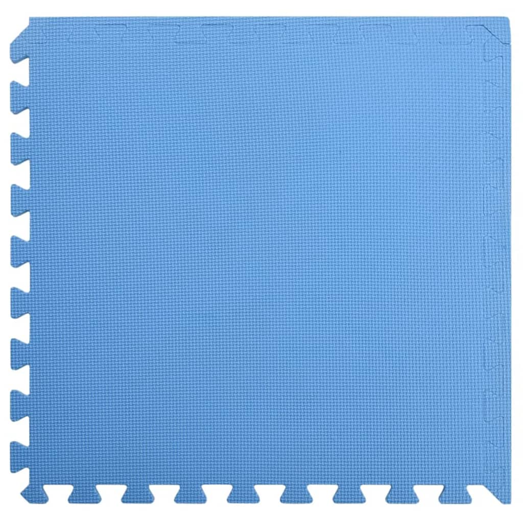 Floor Mats 12 pcs 4.32 m? EVA Foam Blue