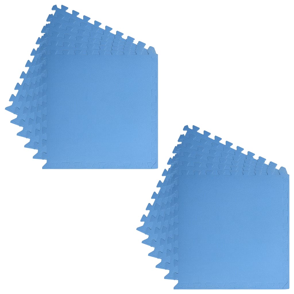 Floor Mats 12 pcs 4.32 m? EVA Foam Blue