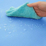 Floor Mats 12 pcs 4.32 m? EVA Foam Blue - Low Angle
