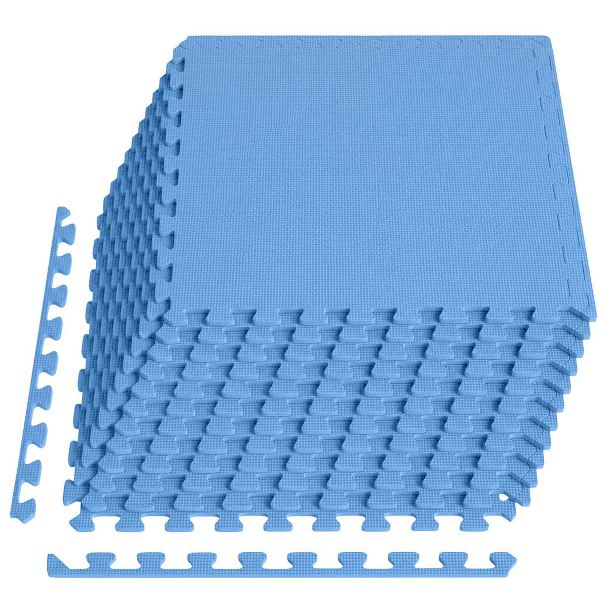 Floor Mats 12 pcs 4.32 m? EVA Foam Blue