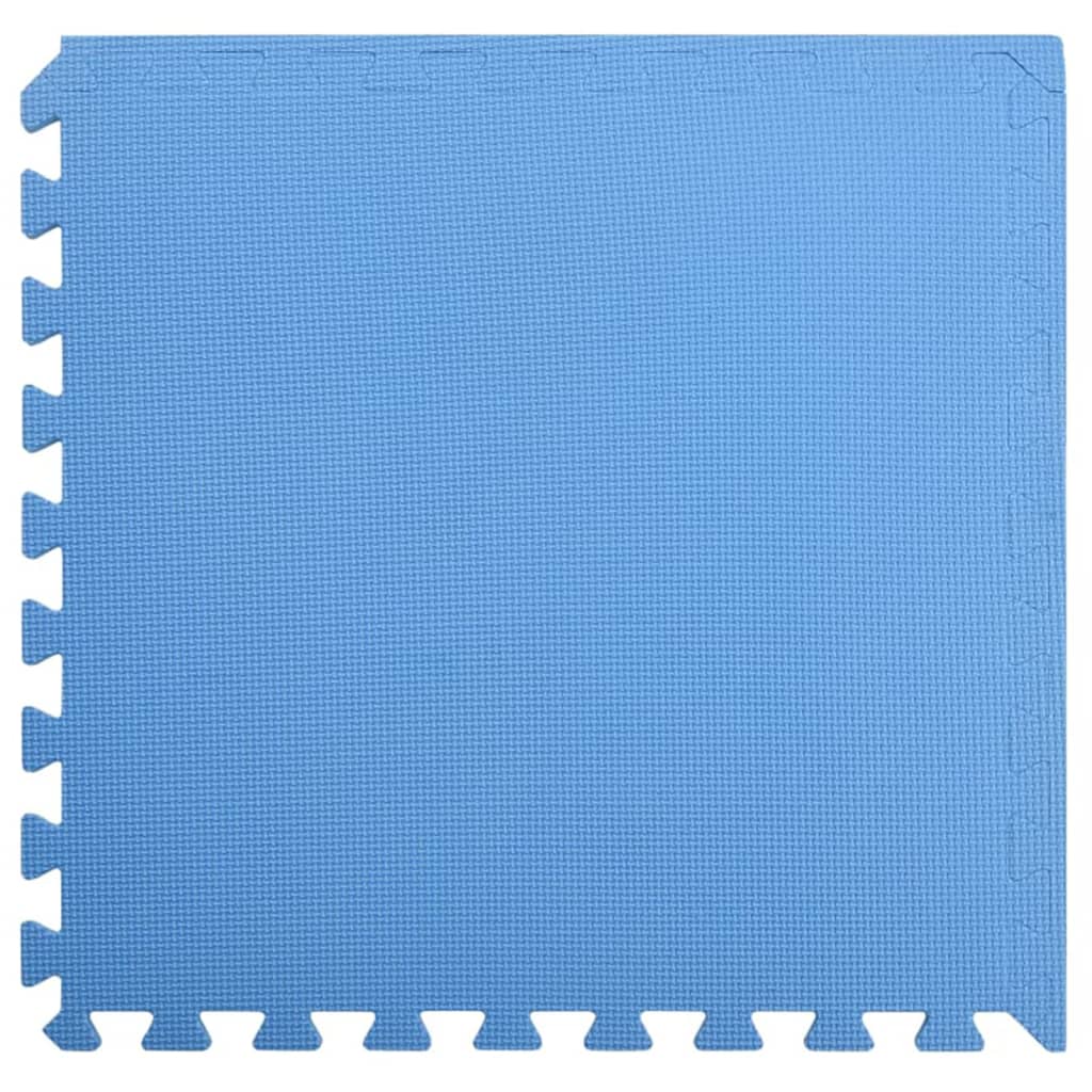 Floor Mats 24 pcs 8.64 m? EVA Foam Blue