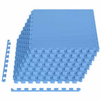 Floor Mats 24 pcs 8.64 m? EVA Foam Blue
