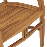 3 Piece Garden Dining Set Solid Teak Wood - Extra Image