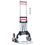 Foldable Stair Transport Trolley 70 kg Aluminium Silver - Extra Image