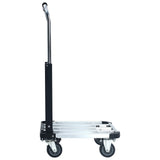 Foldable Transport Trolley 150 kg Aluminium Silver - 45-Degree Angle