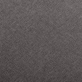 Bar Stools 2 pcs Dark Grey Fabric
