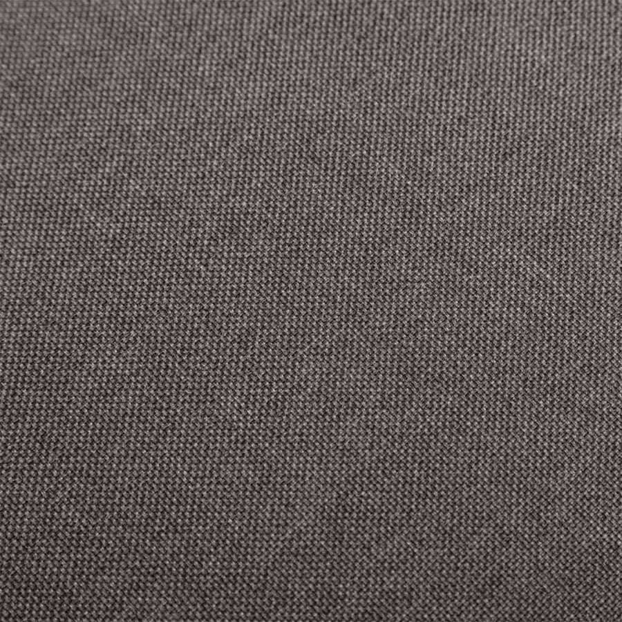 Bar Stools 2 pcs Dark Grey Fabric
