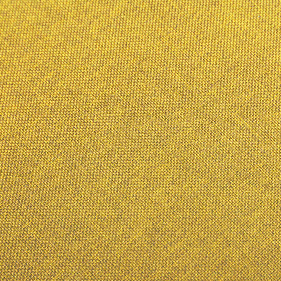 Bar Stools 2 pcs Mustard Yellow Fabric