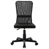 Office Chair Black 44x52x100 cm Mesh Fabric - Front View