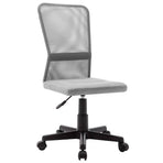 Office Chair Grey 44x52x100 cm Mesh Fabric