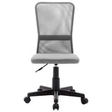 Office Chair Grey 44x52x100 cm Mesh Fabric - Front View