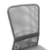 Office Chair Grey 44x52x100 cm Mesh Fabric - 45-Degree Angle