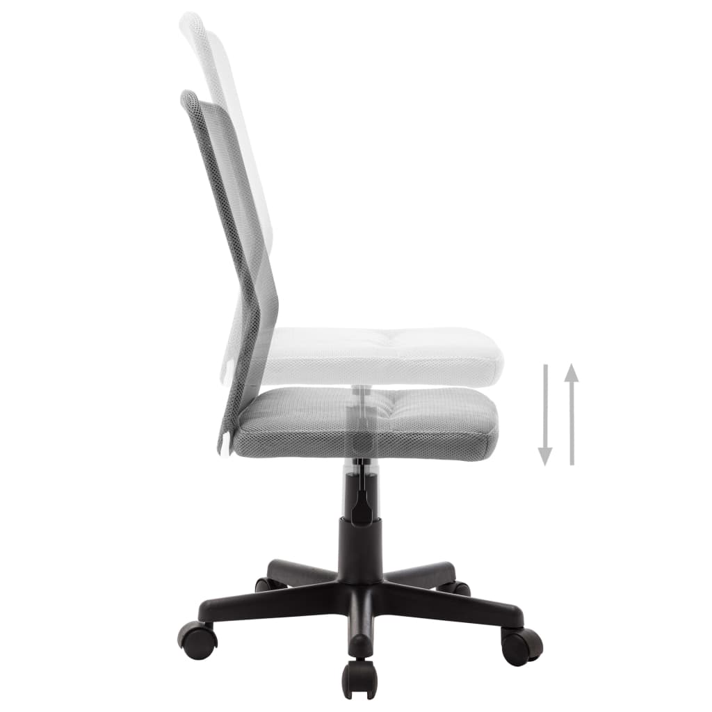Office Chair Grey 44x52x100 cm Mesh Fabric