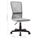 Office Chair Grey 44x52x100 cm Mesh Fabric