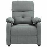 Recliner Chair Dark Grey Fabric - Side View