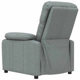 Recliner Chair Dark Grey Fabric - 45-Degree Angle