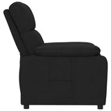 Recliner Chair Black Fabric