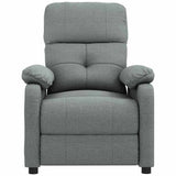Massage Chair Dark Grey Fabric - Side View