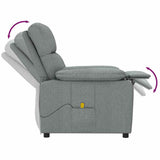 Massage Chair Dark Grey Fabric