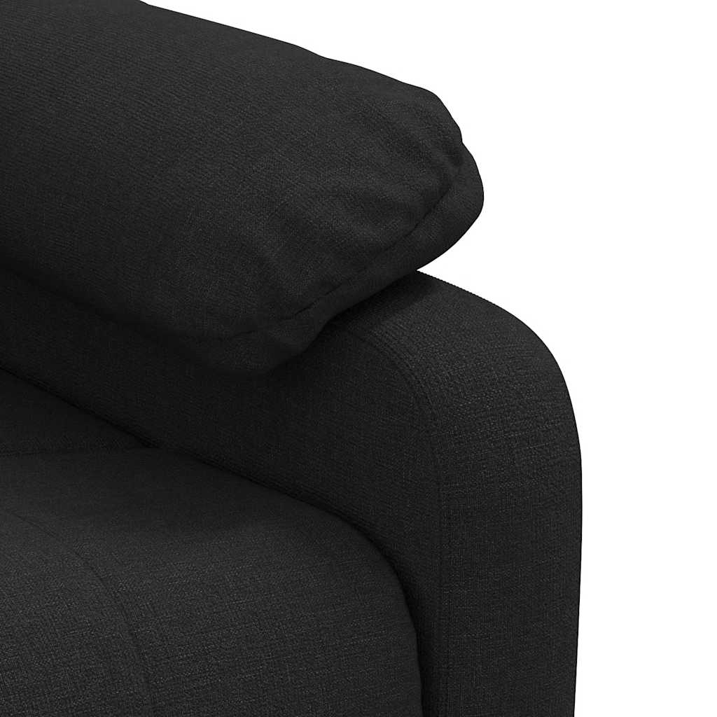 Massage Chair Black Fabric